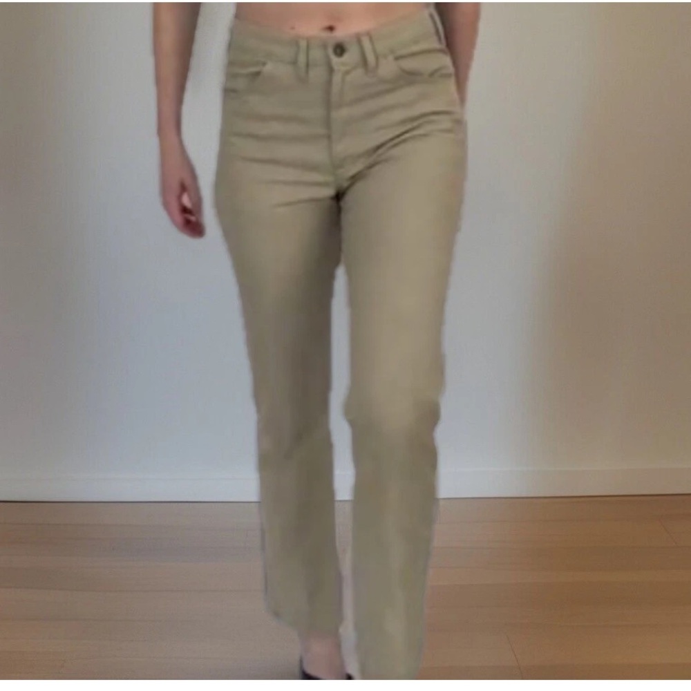 70s Big E Levis Sta-Prest Beige Linen Pants Levi's 517 Rare Size 27x27 Rare View 4